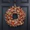 Glitzhome® 18.5" Fall Plaid Fabric Wreath